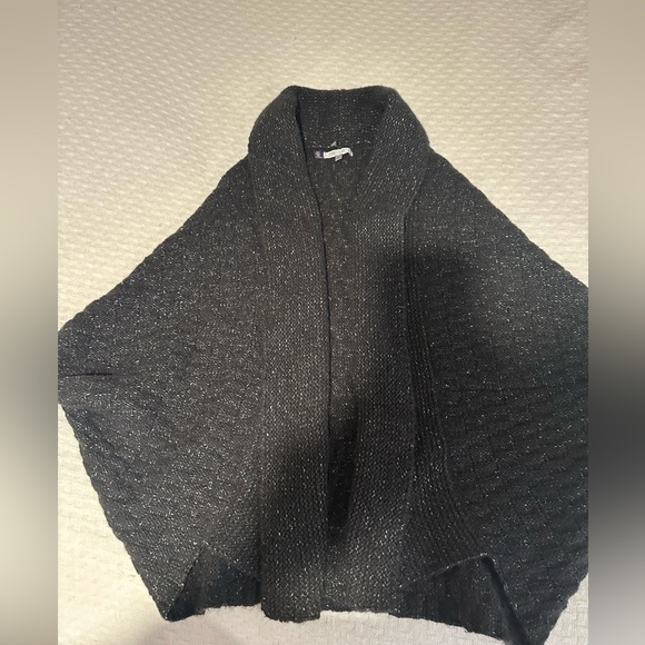 Jennifer Lopez Sweaters - Jennifer Lopez Cocoon Cardigan Sweater Heather Gray with White Specks, Size L